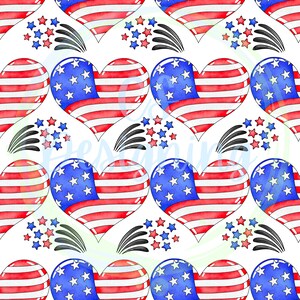 Quatro de julho sem costura, quatro de julho, padrão sem costura, design da América, bandeira americana, designs de bandeira americana, papel digital de quatro de julho, bandeira