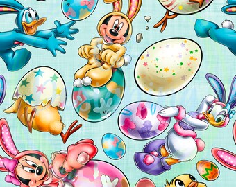 Mouse Easter,easter Seamless Pattern,Easter Pattern,Seamless Pattern,Digital,Paper,Seamless,Background,Design,Pattern,Easter minnie,mouse