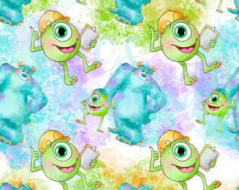 Monsters inc,monsters seamless Pattern,Seamless Pattern,Digital Paper,Digital,Paper,Seamless,Design,Clipart,Printable,Pattern,sully monsters