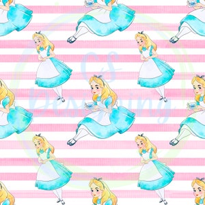 Alice in wonderland seamless,alice seamless,Seamless Pattern,Digital Paper,Digital,Seamless,Background,Design,Printable,Pattern,wonderland
