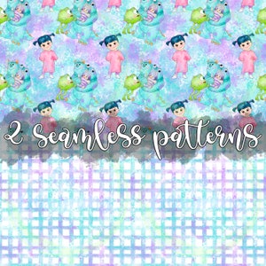 Monsters inc,monsters seamless Pattern,Seamless Pattern,Digital Paper,Digital,Paper,Seamless,Design,Clipart,Printable,Pattern,sully monsters