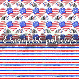 Quatro de julho sem costura, quatro de julho, padrão sem costura, design da América, bandeira americana, designs de bandeira americana, papel digital de quatro de julho, bandeira