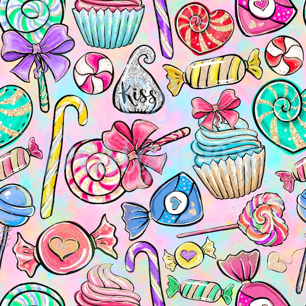 Candy seamless pattern,candy digital print,Seamless Pattern,Digital Paper,Digital,Paper,Seamless,Design,Clipart,Printable,Print,Pattern,