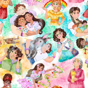 Encanto seamless,encanto seamless Pattern,Seamless Pattern,Digital Paper,Digital,Seamless,Design,Clipart,Printable,Pattern,magic kingdom,