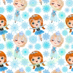 Frozen digital paper,Elsa,Elsa seamless pattern,Seamless Pattern,Magic kingdom seamless,frozen fabric,Olaf seamless,frozen seamless,Frozen
