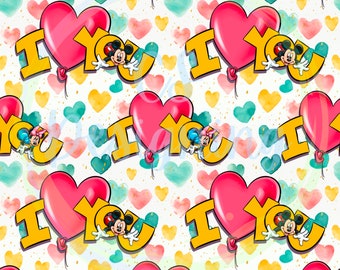 Mouse valentine,Valentines Seamless Pattern,Vday Pattern,Seamless Pattern,Digital,Paper,Seamless,Background,Design,Pattern,Princess seamless
