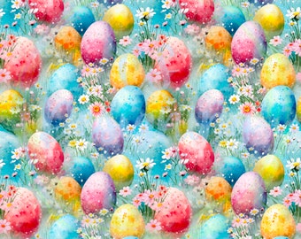 Ostern Nahtloses Muster,Osterei nahtlos,Seamless Pattern,Aquarell Ostereier,Osterei nahtlos,Ostern digital,Junge Ostern nahtlos