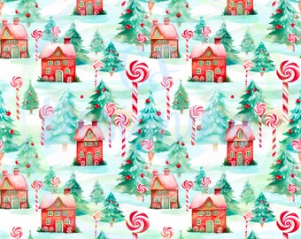 Christmas seamless,Christmas Digital,seamless pattern,digital paper,candy canes,gingerbread digital,peppermint seamless,winter seamless
