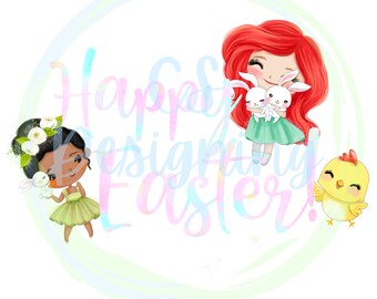 Happy Easter,sublimation,Easter png,princess png,sublimation prints,png designs,tshirt designs,bunny,princess Easter,transfer,Easter prints,