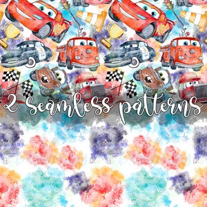 Cars seamless file,cars seamless,Seamless Pattern,Digital Paper,Digital,Paper,Seamless,Design,Clipart,Printable,mater,car,cars digital paper
