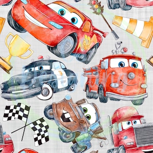 Cars seamless file,cars seamless,Seamless Pattern,Digital Paper,Digital,Paper,Seamless,Design,Clipart,Printable,mater,car,cars digital paper