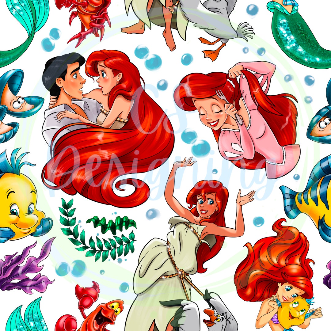 Mermaid Pattern Rint Mermaid Seamless,seamless Pattern,mermaid Pattern,digital Paper,digital ...
