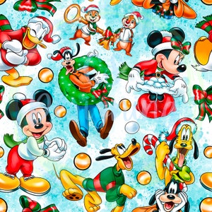Mouse Christmas,Christmas seamless,Christmas Digital,Christmas,Seamless pattern,mouse digital paper,Mickey Christmas,Pluto seamless,Mickey