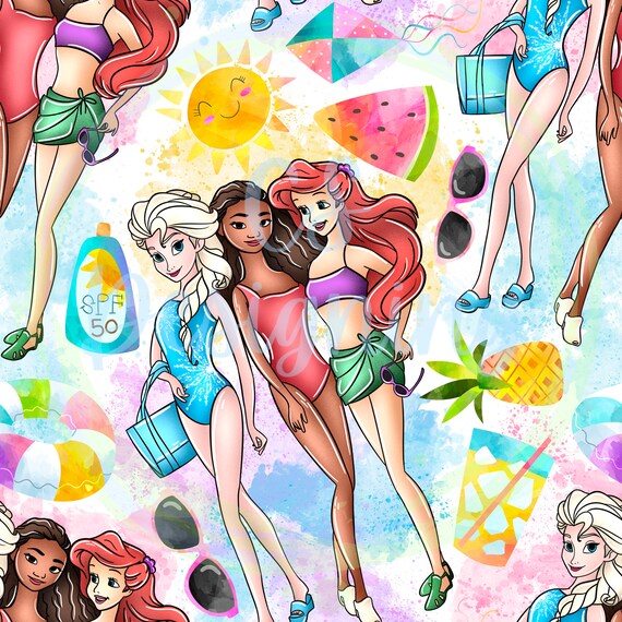 Princess Seamless,princess Seamless Pattern,digital Paper,digital