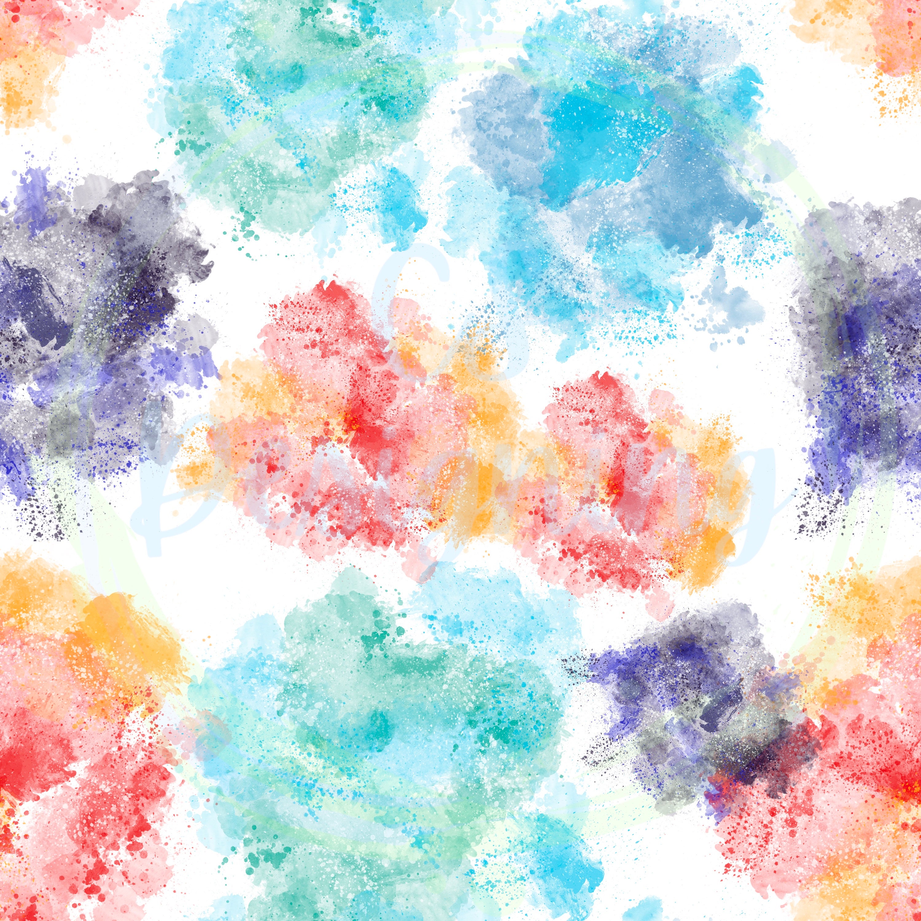 Splatter Background,seamless Pattern,clipart,digital Paper,digital ...