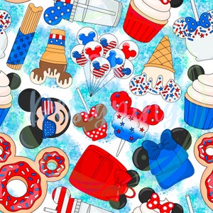 Fourth of July seamless,fourth of July,Seamless Pattern,America design,mouse Fourth of July,fireworks seamless,Fourth of July Digital Paper