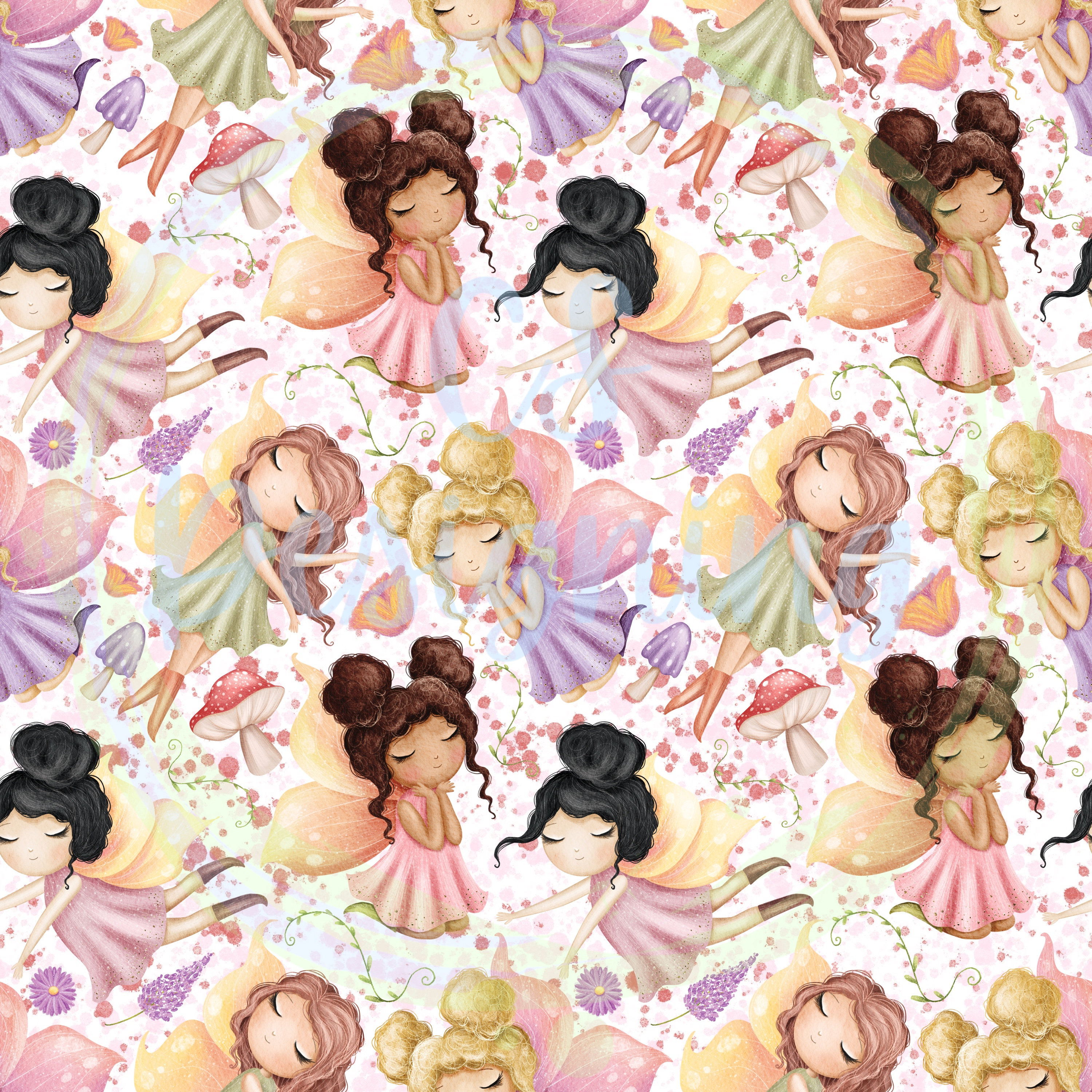 Fairy Seamless,seamless Pattern,tinkerbell,fairy Digital Paper ...