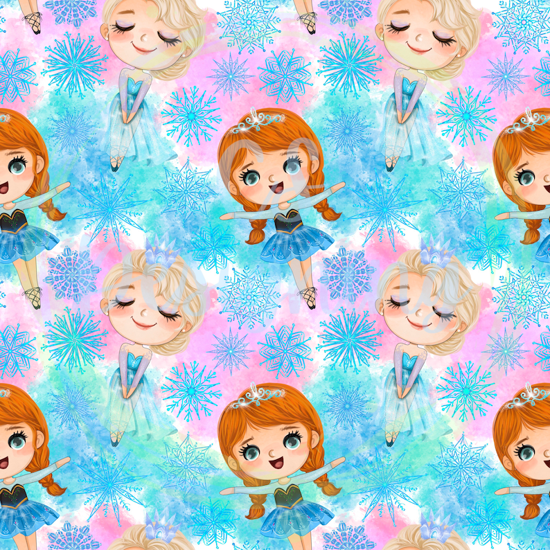 Frozen Digital Paper,elsa,elsa Seamless Pattern,seamless Pattern,magic ...