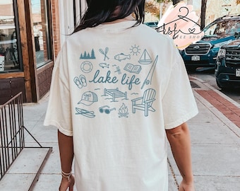 Comfort Colors Lake Life Shirt: Trendy Outdoors Tee