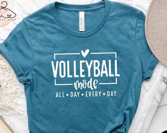 Beachvolleyball-Modus-Shirt: Den ganzen Tag jeden Tag T-Shirt