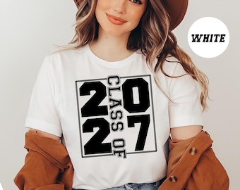 Camiseta de la promoción de 2027, regalo de graduación