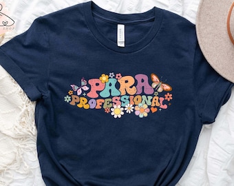 Chemise rétro pour paraprofessionnel : cadeau amusant d'aide-enseignant