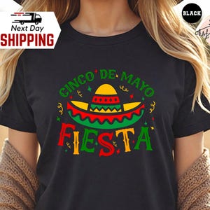 Cinco De Mayo Shirt, Mexican Party Shirt, Mexican Hat Shirt, Party Shirt, Fiesta Shirt, Mexican Shirt, Mexico Trip Gift, Mexico Party Gift