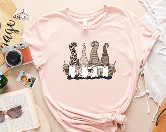 Gnome Coffee T-Shirt: Funny Coffee Lover Gift