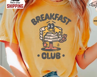 Comfort Colors Breakfast Club Shirt, Retro Eat Shirt