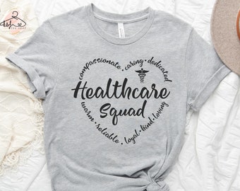 Gezondheidszorg Squad Shirt, Gezondheidszorg Werknemer Shirt, Arts Gift, Verpleegkundige Gift, Medisch Personeel Shirt, Bijpassend Medisch Shirt, Medisch Cadeau