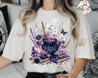 Comfort Colors Witch T-Shirt: Spooky Halloween Tee