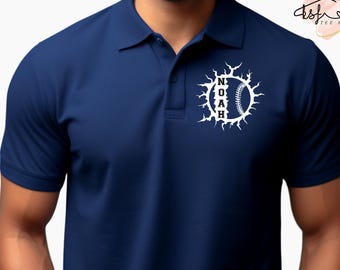 Personalized Baseball Polo: Sports Gift for Him