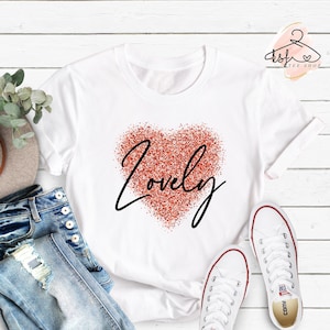 Custom Text Heart Shirt, Custom Name Shirt, Your Text Here Shirt, Custom Valentine Tee, Personalized Heart Shirt, Personalized Gift for Her