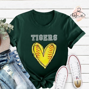 Personalisiertes Softball Shirt: Softball Mama T-Shirt