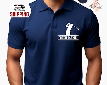 Personalized Golf Polo, Custom Monogram, Gift for Men