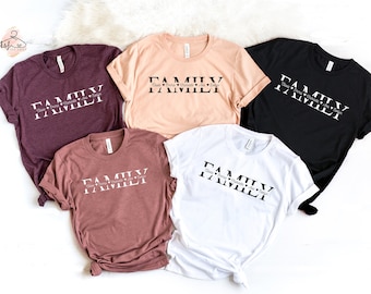 Custom Family Name Shirt: Personalized Matching Shirts