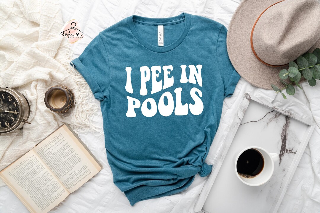 I Pee in Pools Shirt, Gag Gift, Swimmer Gift, Swimming Shirt, Gift for