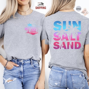 Sun Salt Sand Retro Shirt: Summer Beach Vibes