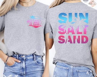 Sun Salt Sand Retro Shirt: Summer Beach Vibes
