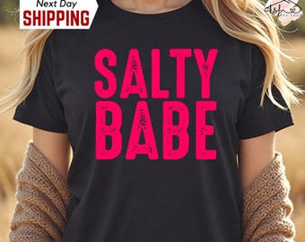 Salty Babe Shirt: Trendy Summer Beach Vibes