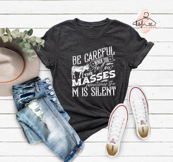 Sarcastic Donkey T-Shirt: Adult Humor Tee