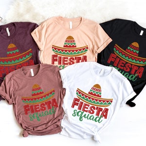 Chemise Fiesta Squad : t-shirt sombrero assorti pour la famille Cinco De Mayo