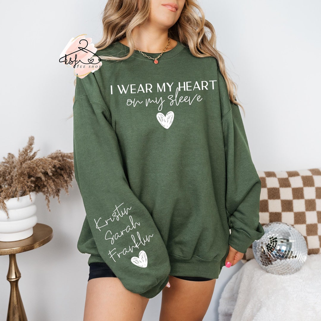 Heart Crop Sweatshirt
