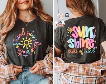 Sunshine State of Mind T-Shirt: Retro Beach Tee