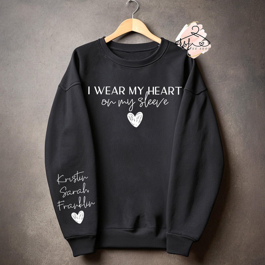 Heart Crop Sweatshirt main image 1