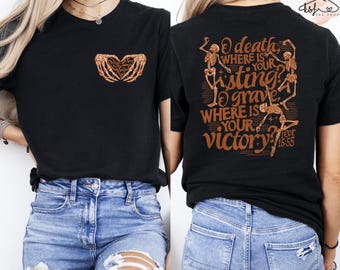 O Death Where Is Your Sting Shirt:  Dancing Skeleton Tee