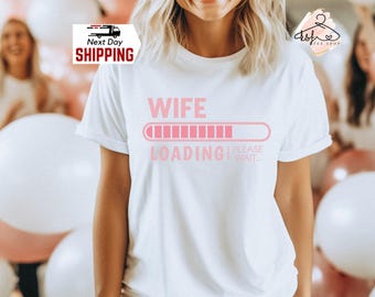 T-shirt med hustru, blivande brud, bröllopspresent