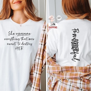 Powherful Shirt, Women T-shirt, Strong Women Shirt, Women Empowerment Shirt, Positive Affirmation Shirt, Motivational Shirt, Women Gift