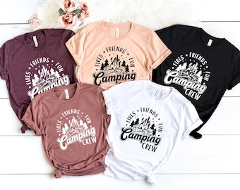 Camping Crew Shirt: Adventure T-Shirt, Family Camping Gifts