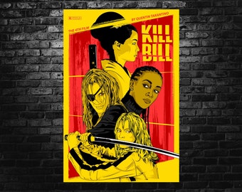Kill Bill Canvas Poster - Etsy